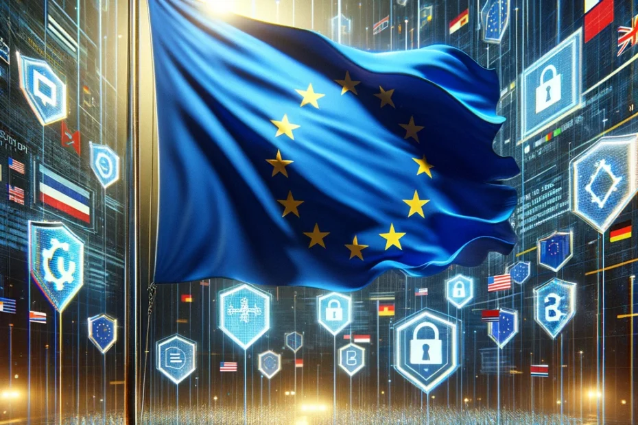 Flag European Union, Certification, Cyber Security